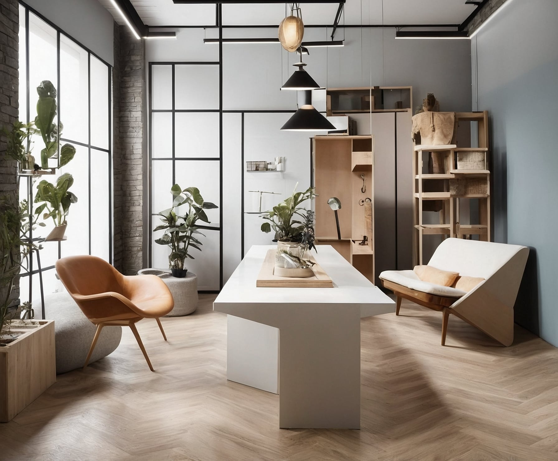 Transformación espacio trabajo creativo interiorismo